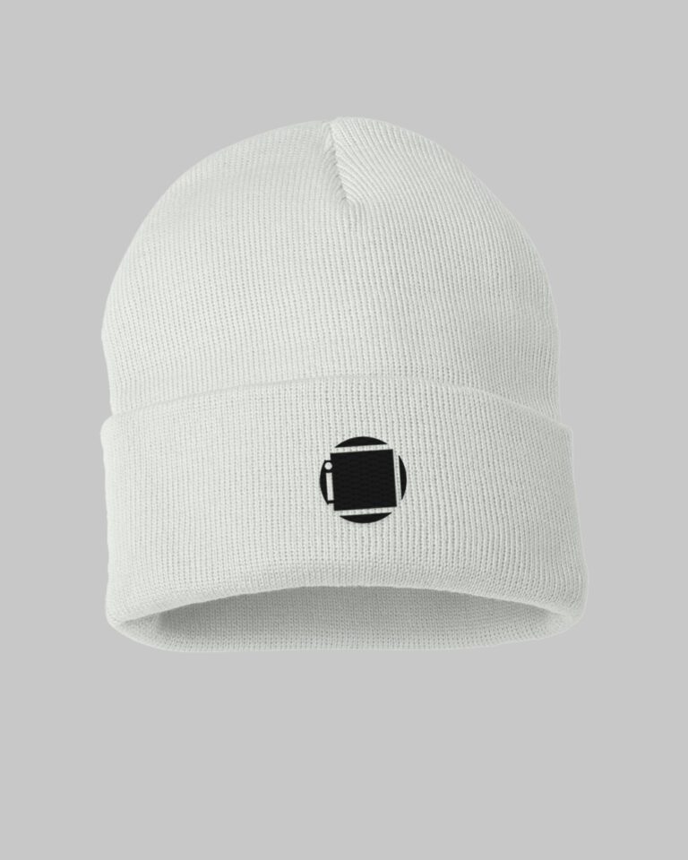 Signature "i" Circle Cuffed Beanie