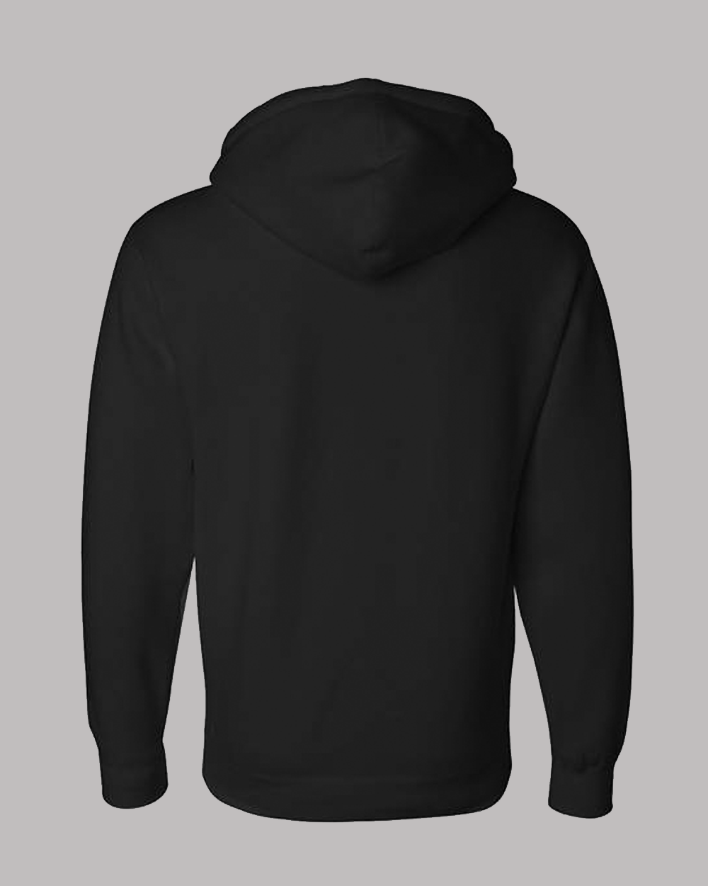 back hoodie black