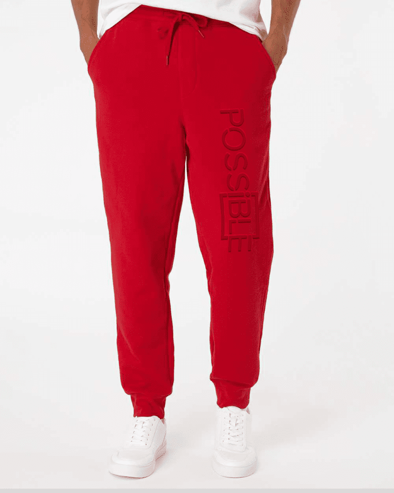 Possible Puff Embroidered Mid-weight Signature Joggers