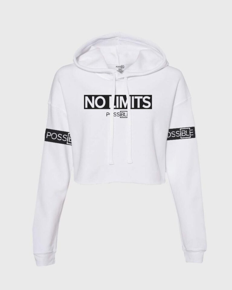 No Limit Crop Hoodie