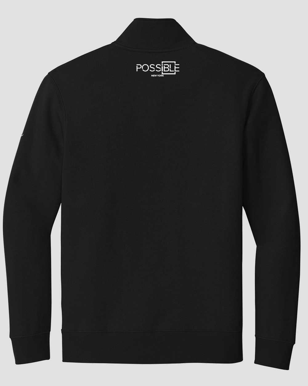 Nike X Possible Half Zip Hoodie Black Back