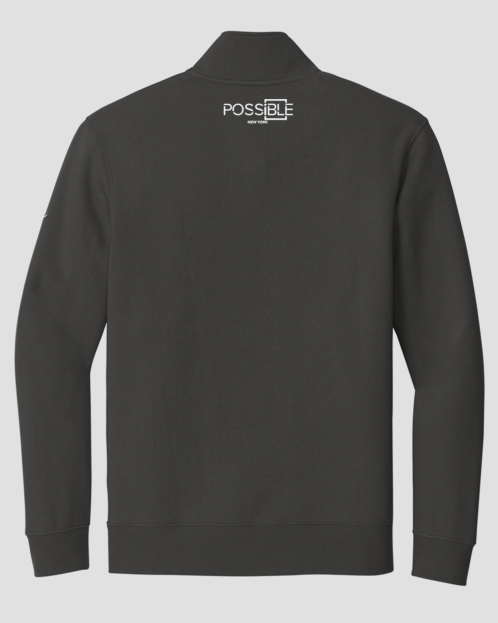 Nike X Possible Half Zip Hoodie Gunmetal Black