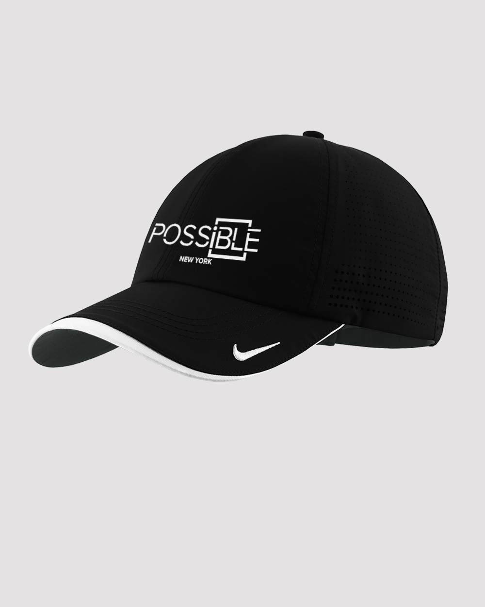 Nike X Possible Preforated Hat-Black Front