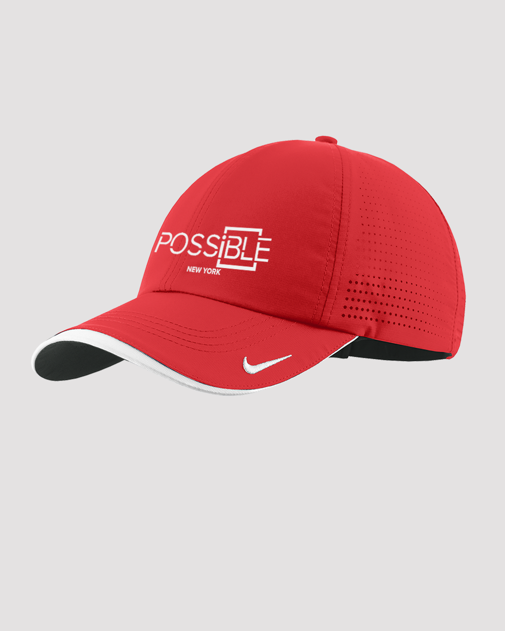Nike X Possible Preforated Hat-White Red