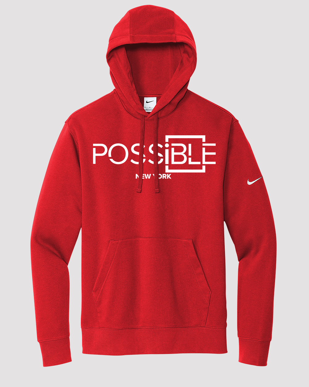 Nike X PossibleSignature Hoodie - red
